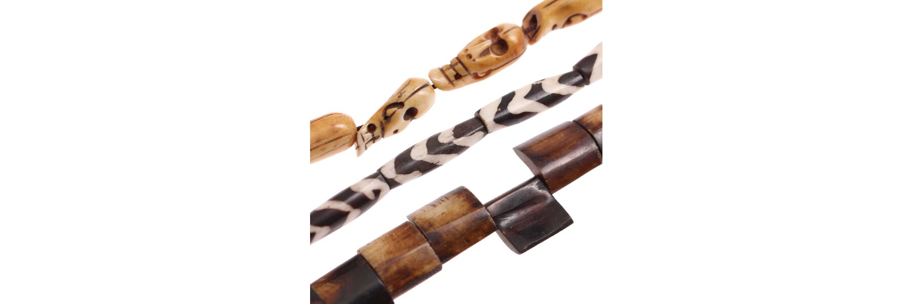Bone beads I Producer jewellery components - Natural Jewelry B2B: Woo