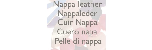 Nappa leather components