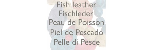 Fish leather components