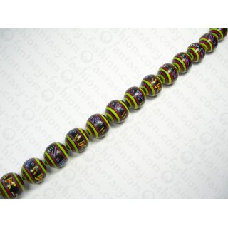 INDIANA 25mm Black-Yellow-Brown-red-Green MAS