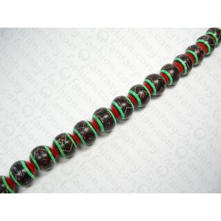 INDIANA 25mm Black-Red-Green-White MAS