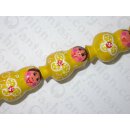 MATROSCHKA ca.30x20mm yellow ISS