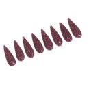 Stingray teardrops small / ca. 35x12x8mm / Burgundy / 8pcs.