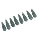 Stingray teardrops small / ca. 35x12x8mm / Marine Green /...