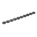 Rochenleder  Ufo groß / ca.40mm / Ash / 10pcs