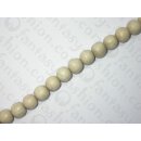 White-Holz Ball-Beads ca. 14-15mm
