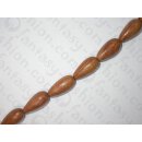 Wood Bayong Teardrop, ca. 30x15mm