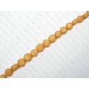 Buri flat round apricot csd ca. 11x7mm