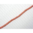 Buri carved tube apricot ld ca. 11x6mm