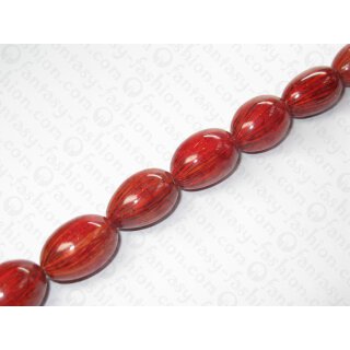 Laminated Salwag Seed red ca. 26x16mm