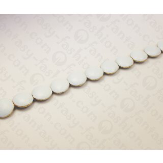 Nappa Leder Ufo with Gold 25mm_Glacier Gray