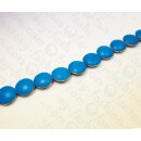 Nappa Leder Ufo with Gold 25mm_Blue