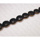 Nappa Leder Ufo with Gold 25mm_Black