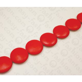 Nappa Leder Ufo 40mm_Red