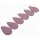 Nappa Leder Flat Teardrop 55x4mm_Lavender