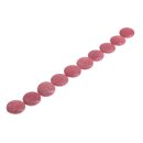 Stingray leather Ufo / ca.25mm / Light Red / 16pcs