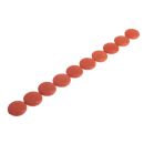 Stingray leather Ufo / ca.25mm / Orange / 16pcs