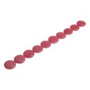 Rochenleder Ufo klein / ca.17mm / Red / 24pcs