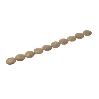 Rochenleder Ufo klein / ca.17mm / Beige / 24pcs