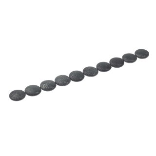 Rochenleder Ufo klein / ca.17mm / Ash / 24pcs