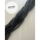 BLACK ebony Ball-Beads 5mm