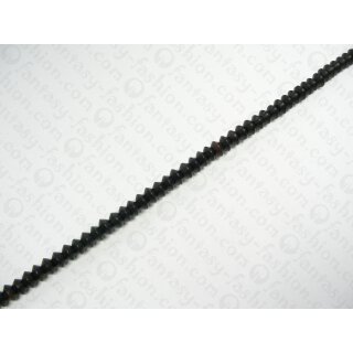 BLACK ebony 10-11x6mm Saucer beads KH