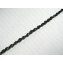 BLACK ebony 15-16x10mm Twist Beads CH