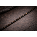 BLACK ebony 9-10x5-6mm Tube Beads KS