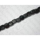 BLACK ebony ca.6x6x6mm round corners cube CS