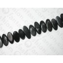 BLACK ebony ca.20x10mm slanted cut csd ES