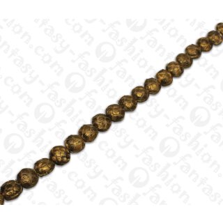 Python Leder Ufo 17mm Gold / 24pcs.