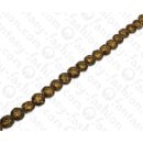 Python Leder Ufo 17mm Gold / 24pcs.