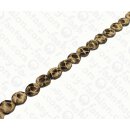 Python Leder Ufo 25mm Natural Matte / 16 pcs.