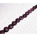 PY 038 Python leather Ufo 40mm Purple Shiny / 10pcs.