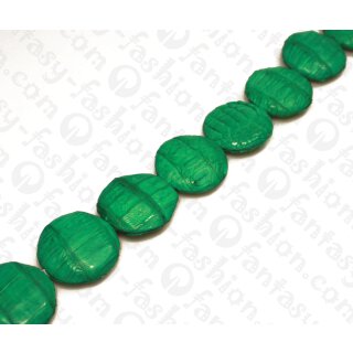 Crocodile leather Ufo 40mm_Green / 10pcs.