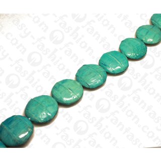 Crocodile leather Ufo 40mm_Sky Blue / 10pcs.