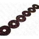 Fish leather Round Calar 60x4mm Violet Shiny