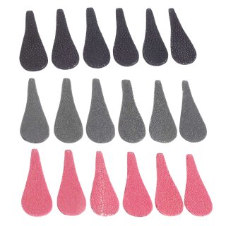 Stingray leather bottle / 73x30mm / 6pcs.