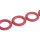 Rochenleder  flach ring / ca.65mm / Pink / 6pcs.