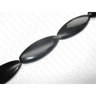 Horn Ellipsoid black ca. 55x22x6mm