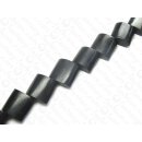 Horn pillow shape black dd ca. 20x20x10mm