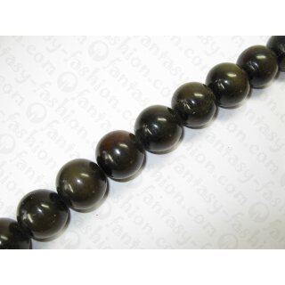 Brown horn ball beads ca. 30mm