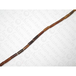Brown horn tubes, ca. 13x5mm