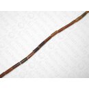 Brown horn tubes, ca. 13x5mm