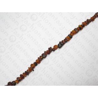 Brown horn irregular nuggets, ca. 8x5mm