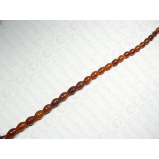 Brown Horn double cone ca. 15x12mm AH