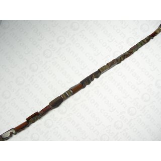 Brown Horn quattro cantos rhomb ld ca. 20x8mm HS