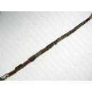 Brown Horn quattro cantos rhomb ld ca. 20x8mm HS