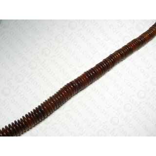 Brown Horn puccalit cd ca. 20x4-5mm MIH