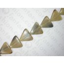 Grey-White Horn Flat Triangle ld, ca. 32x32x7mm